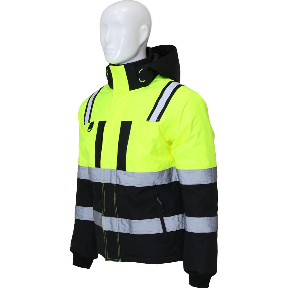 MTX Workgear talvitakki hi-vis keltainen/musta