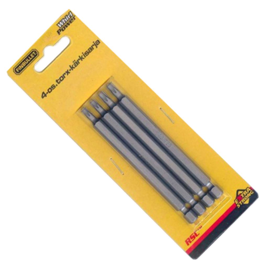 Torxbits T20/25 100 mm 4 st.