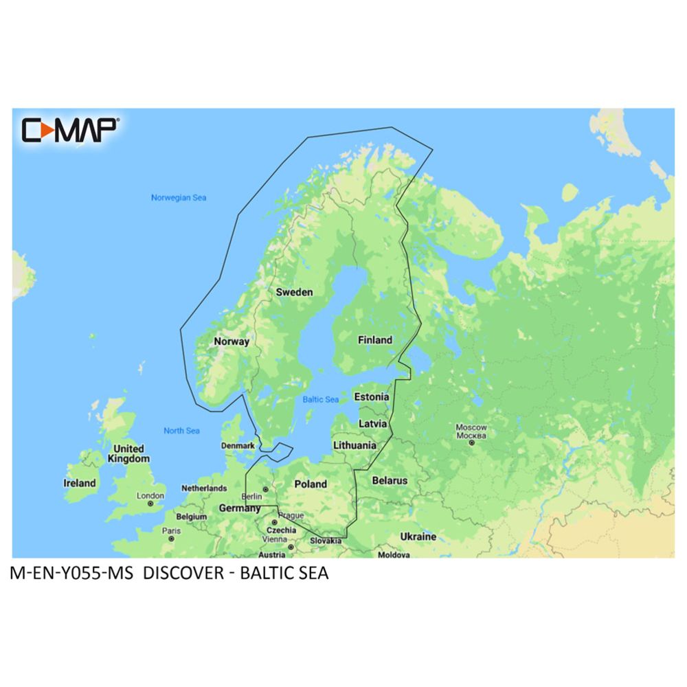 C-MAP Discover Y055 Suomen sisävedet ja merialueet