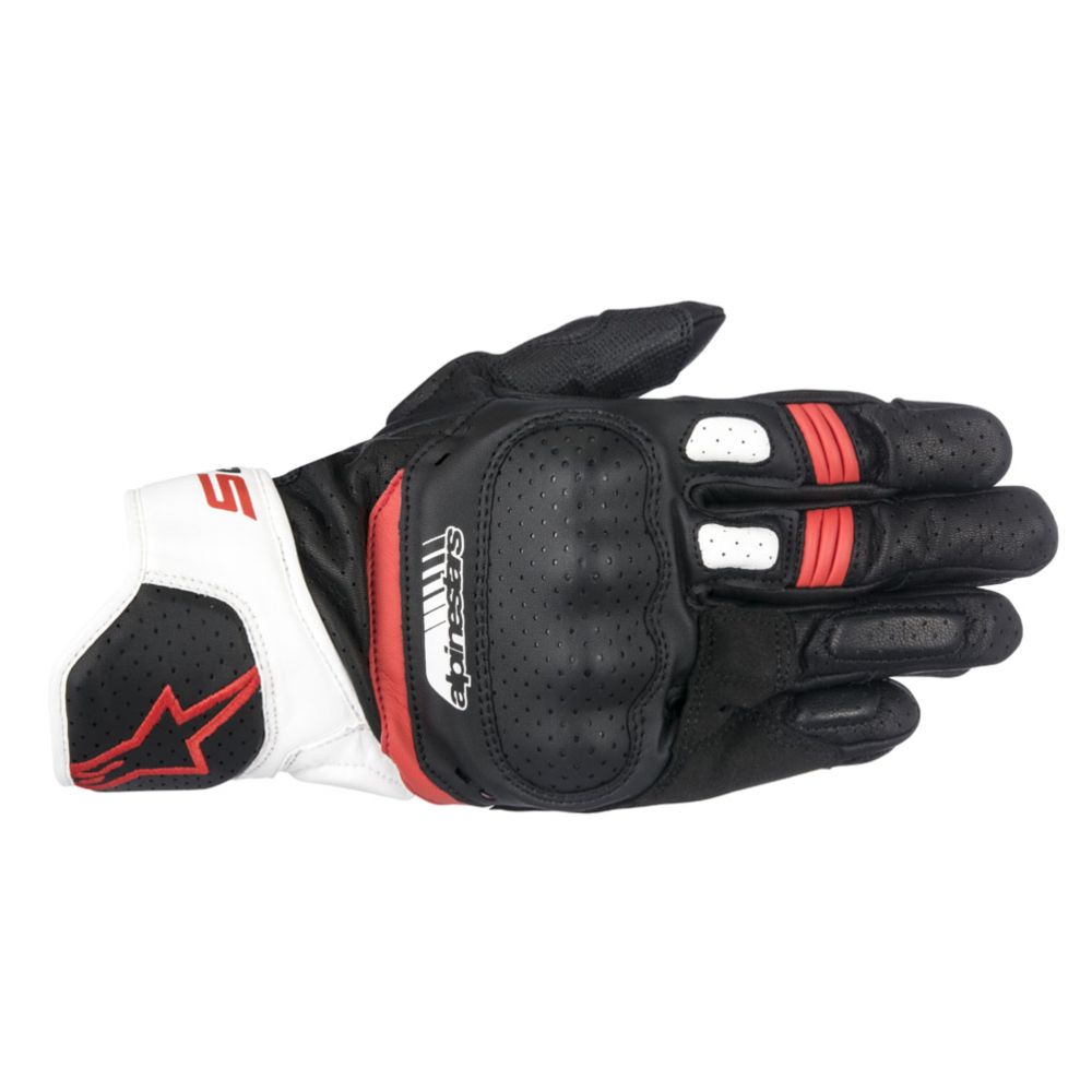 Alpinestars SP-5 sõidukindad, must/valge/punane