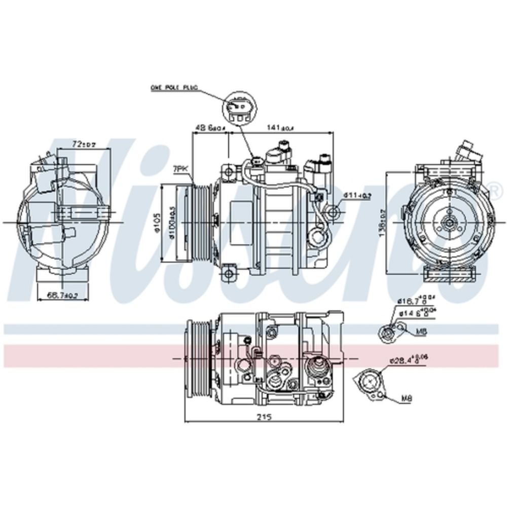 Ilmastointilaitteen kompressori 30-00237