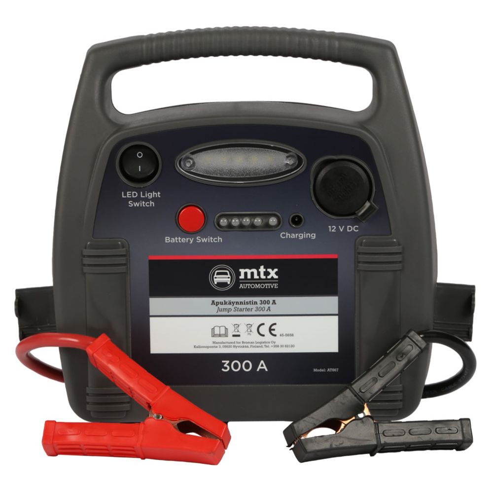 MTX Automotive apukäynnistin/vara-akku