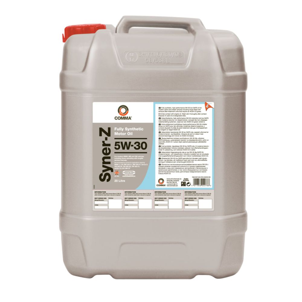 Comma Syner-Z 5W-30 GM-Longlife motorolja 20 l