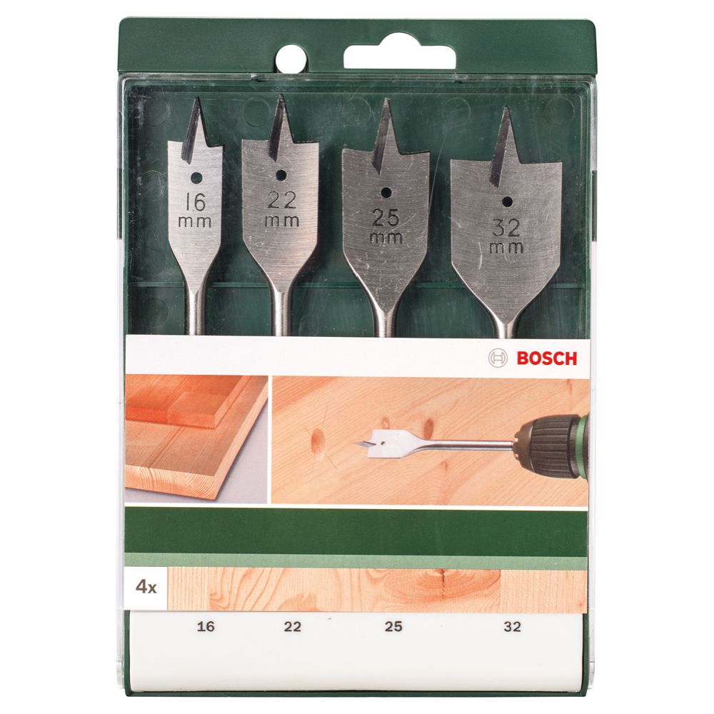 Bosch platt borrbitsats 4 delar