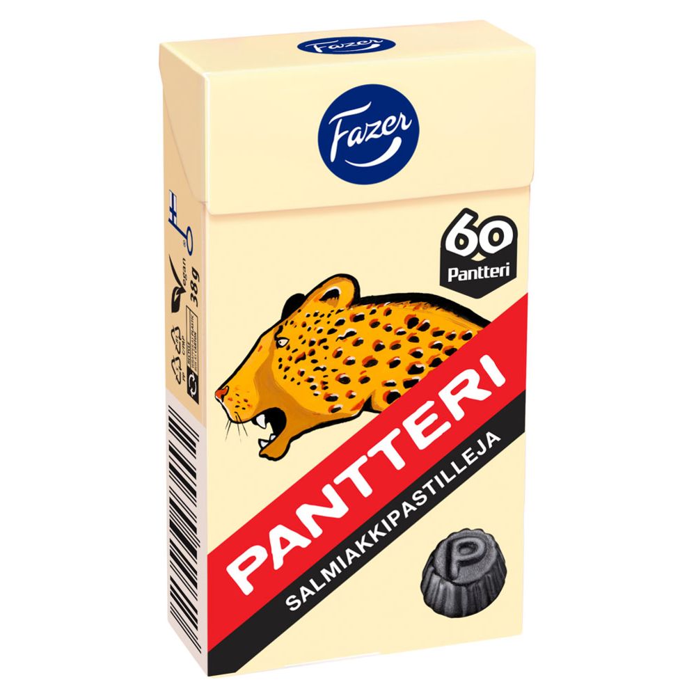 Fazer Pantteri pastilli 38 g