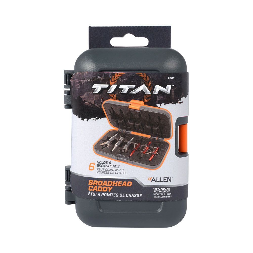 Allen Titan Broadhead -metsästyskärkirasia harmaa