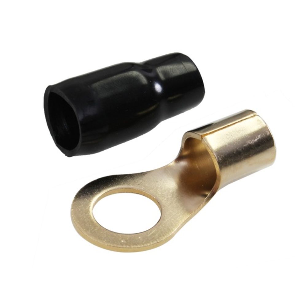 FOUR Connect rengasliitin 20mm² M12 1x musta