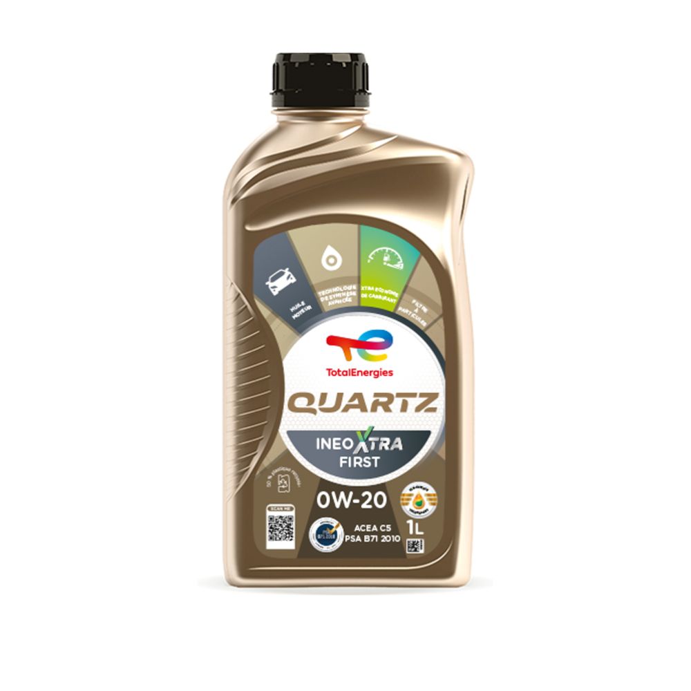 Total Quartz Ineo Xtra First 0W-20 motorolja 1 l