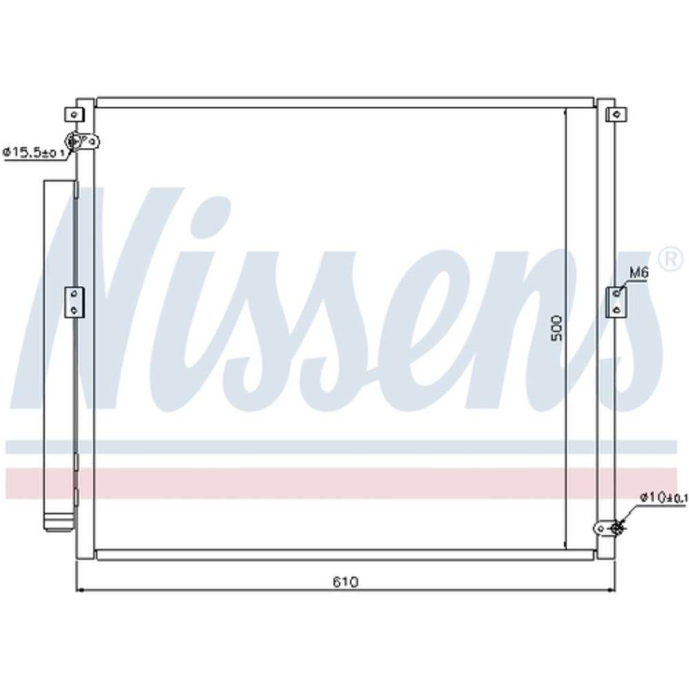 Ilmastointilaitteen lauhdutin 30-00506