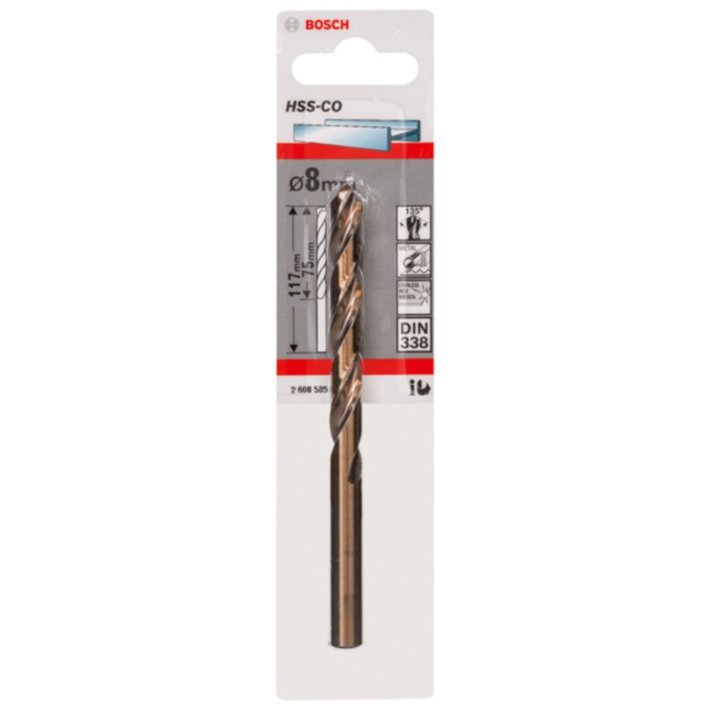 Bosch HSS-Cobolt poranterä 8,0 mm