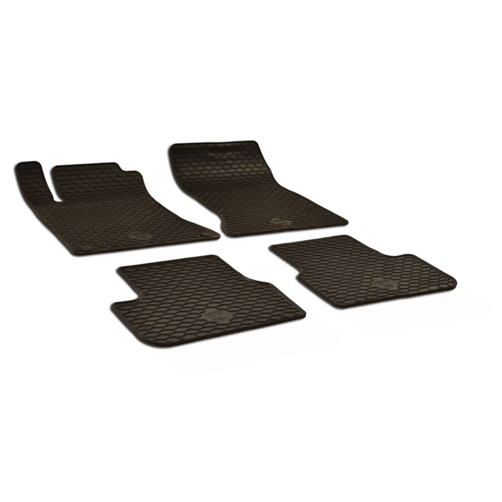 Kummimattide komplekt, Mercedes-Benz A-/B-seeria, W176, W246, 2012-, 2011-, must
