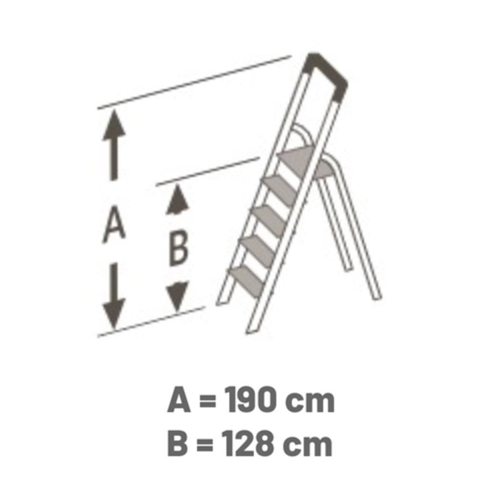 Hailo L60 hushållsstege 6-steg