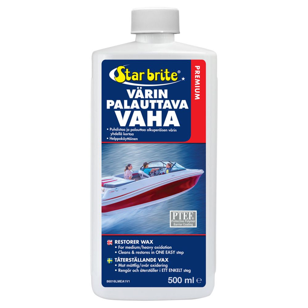 Star brite värin palauttava vaha 500 ml