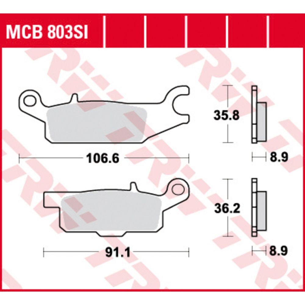 Bromsbeläggssats 98-20423