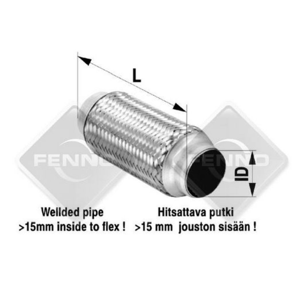 Joustoliitin 45x150mm (1-3/4")
