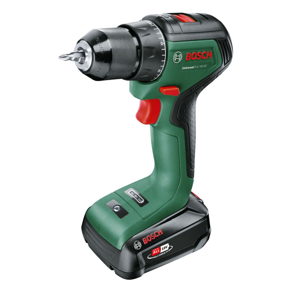 Bosch UniversalDrill 18 V-60 1 x 2,0 Ah akutrell