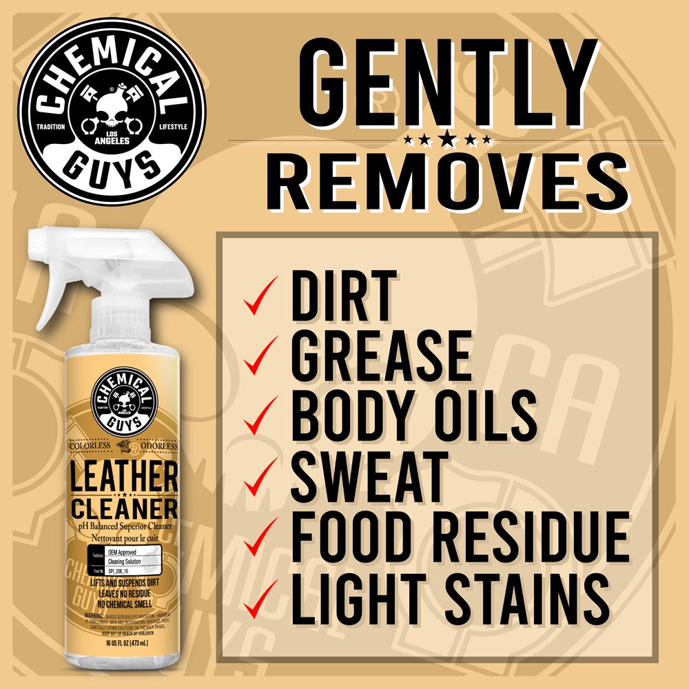 Chemical Guys Leather Cleaner nahanpuhdistusaine 473 ml