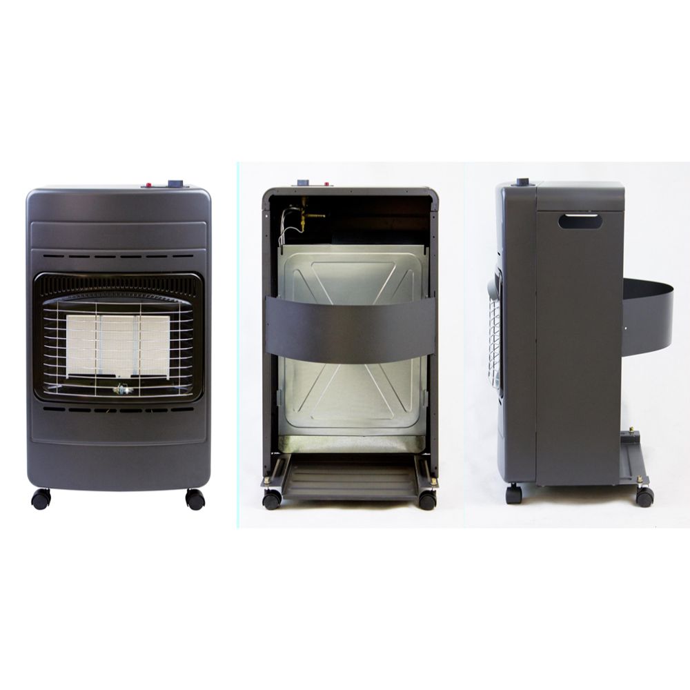 Emax Heating gasolkamin 4,2 kW svart