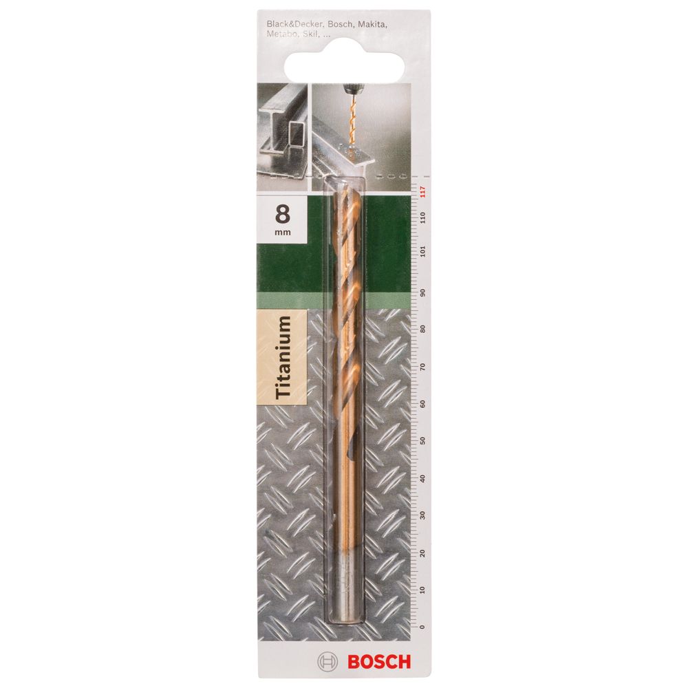 Bosch metallipuur HSS-TiN DIN 338