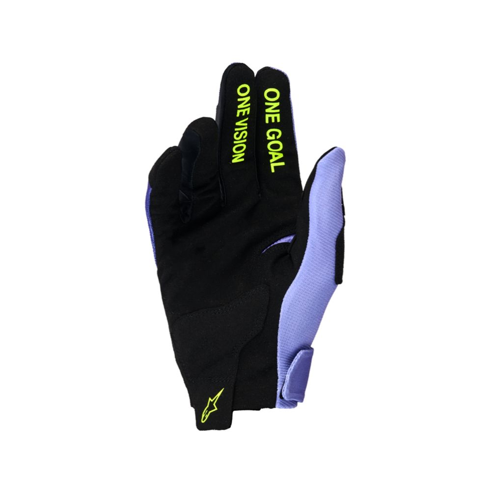 Alpinestars Radar ajohanskat violetti/keltainen
