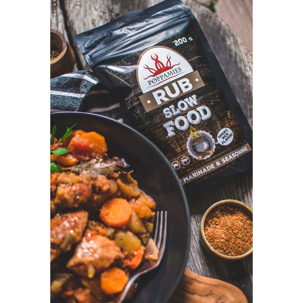 Poppamies Rub Slow Food kryddmix 200 g