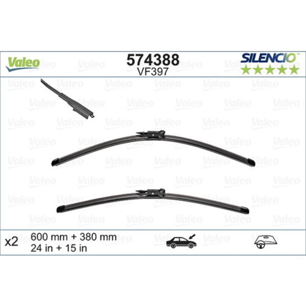 Valeo X-trm/AeroTwin VM397/VF397/A292S kojamehed 60 + 38 cm
