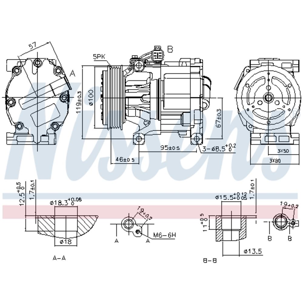 Ilmastointilaitteen kompressori 30-00151