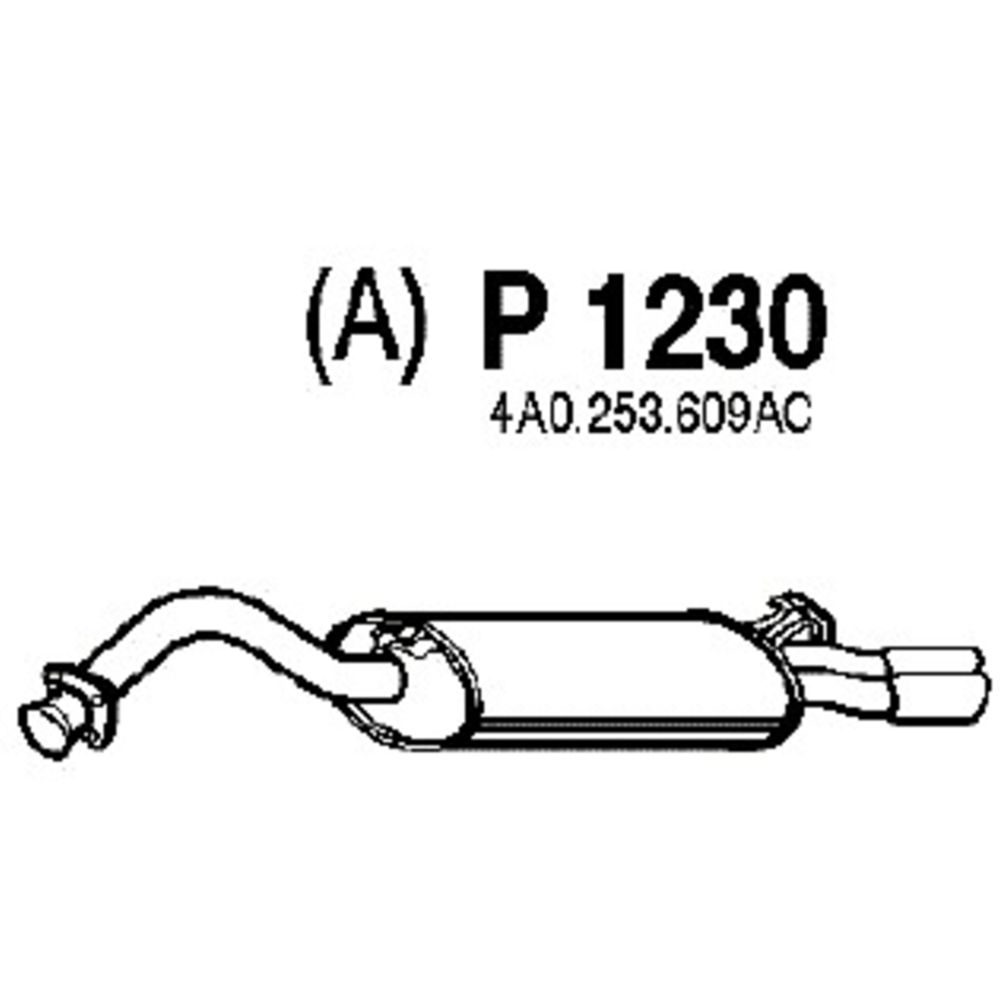 Takaäänenvaimentaja 14-1225