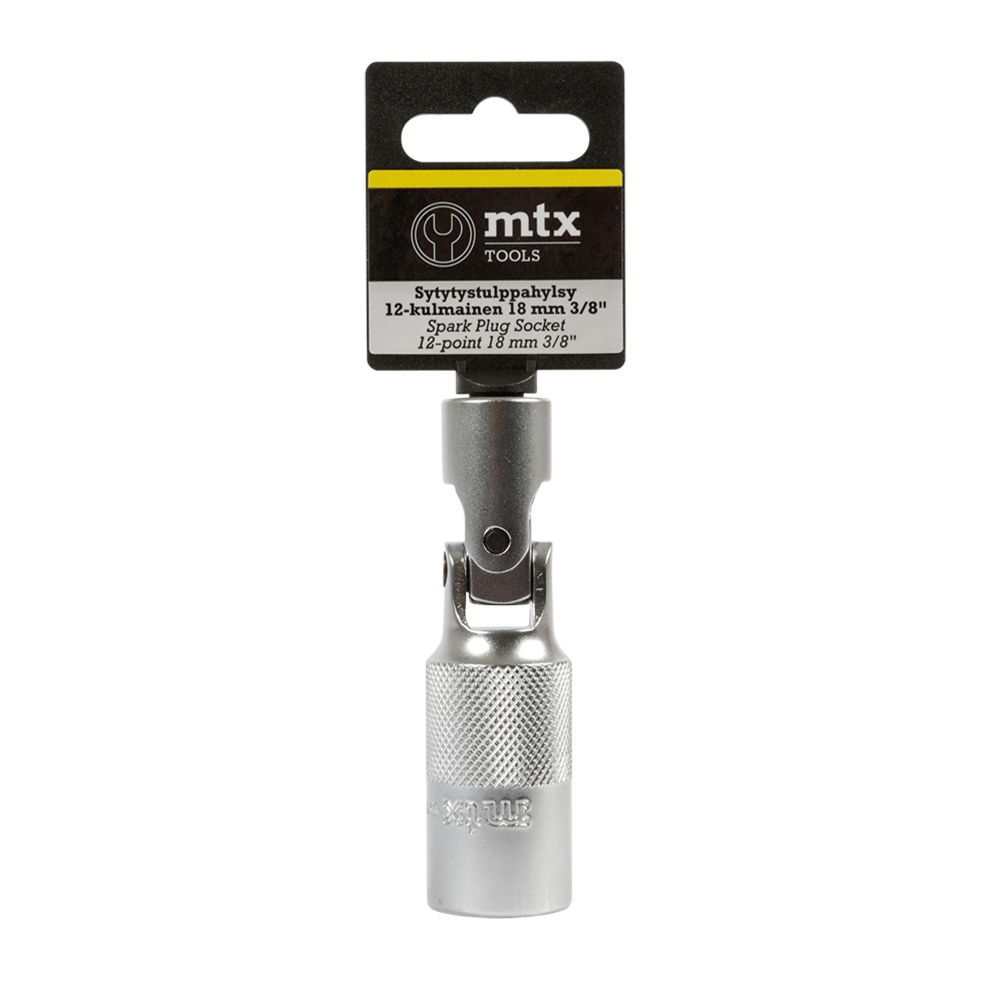 MTX Tools nivelöity sytytystulppahylsy 18 mm 3/8"