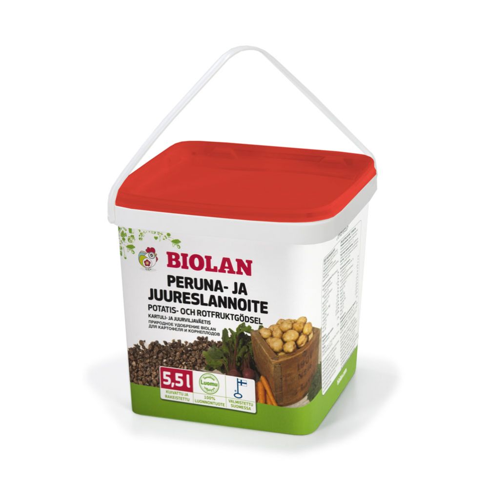 Biolan loodusväetis kartulile ja juurviljadele, 5,5 l
