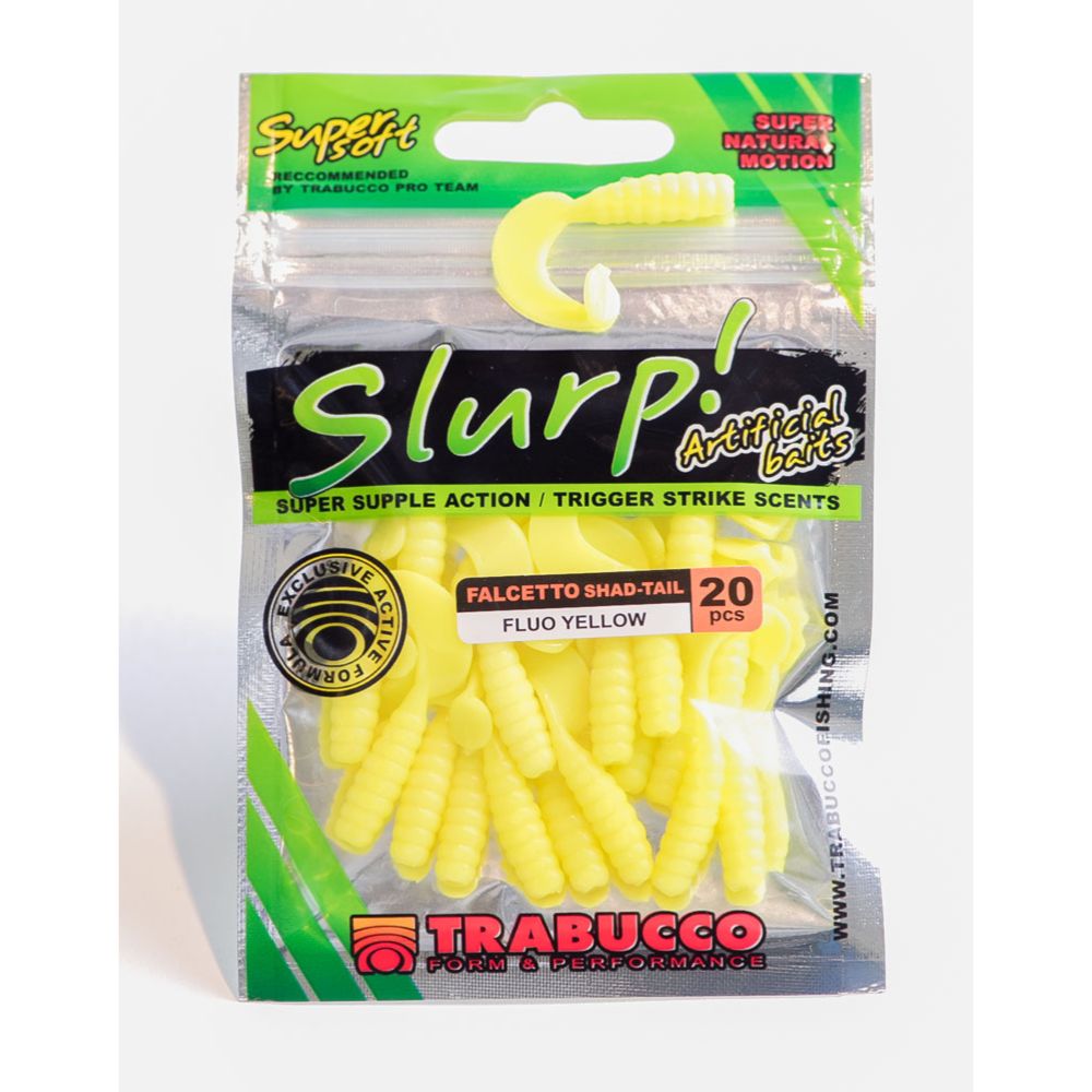 Trabucco Slurp Falcletto toukka Shad Fluo Yellow