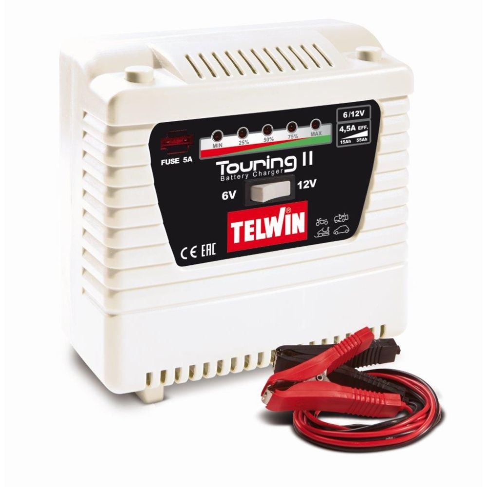 Telwin Touring 11 akulaadija, 6—12 V, 2—6 A