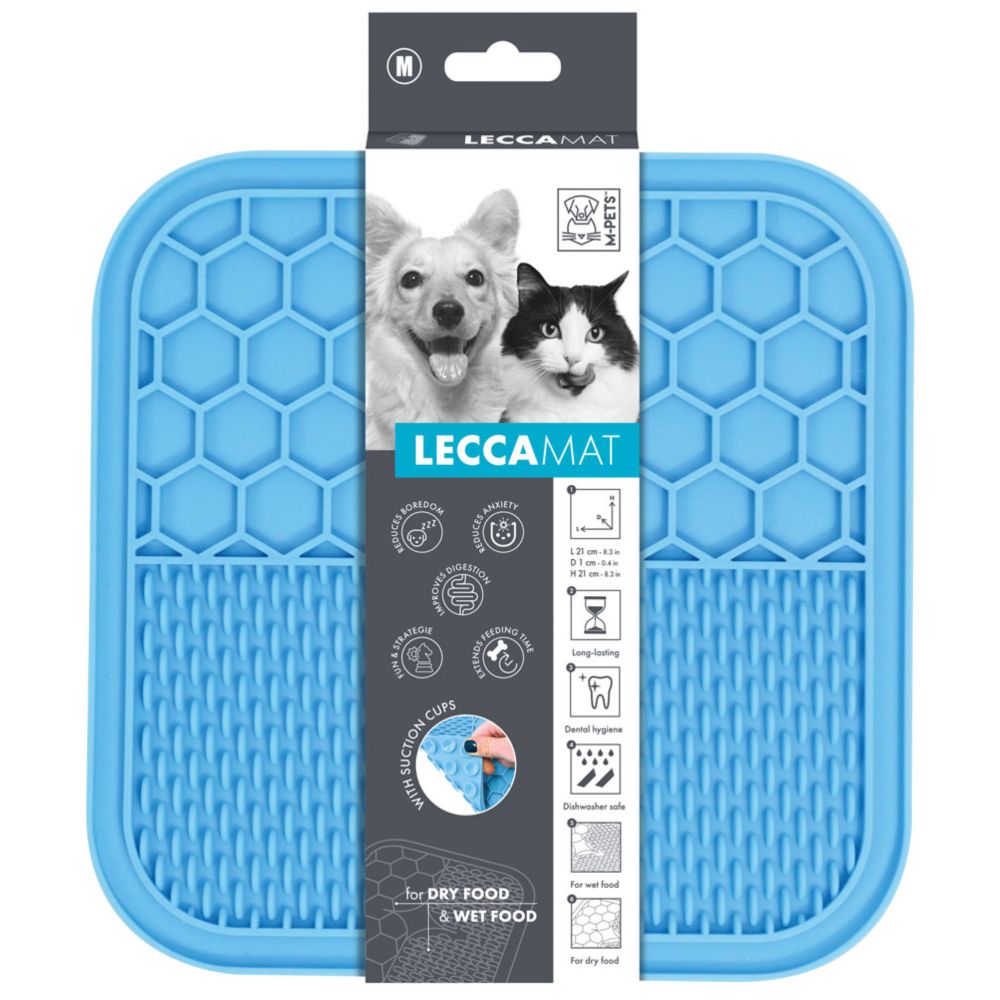 M-Pets LECCA Nuolumatto Sininen M 21 x 21 cm