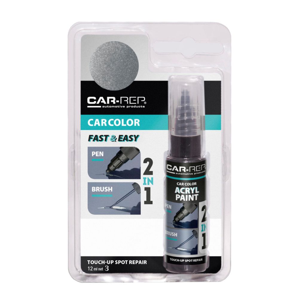 CAR-REP Touch-up korjauskynä 12 ml 127035 Silver metallic