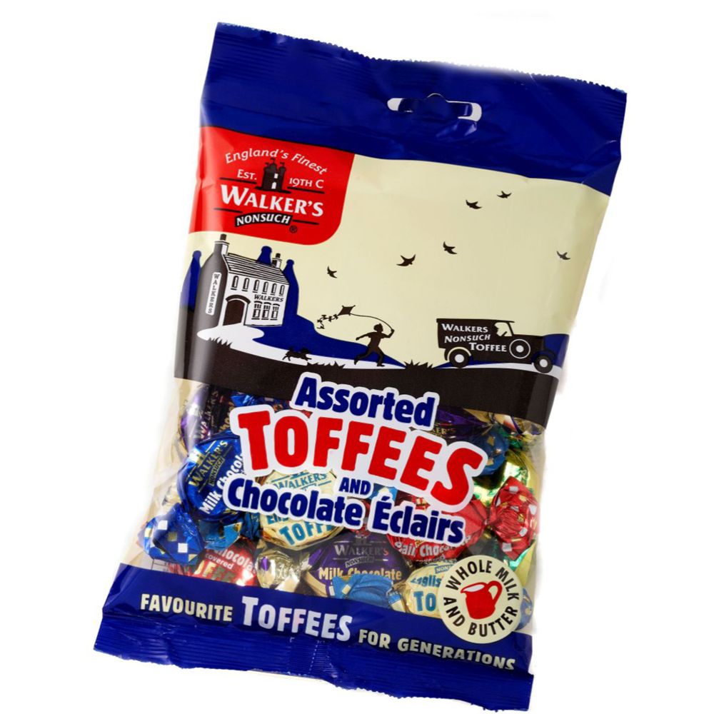 Walker's Assorted Chocolate Toffee 150 g