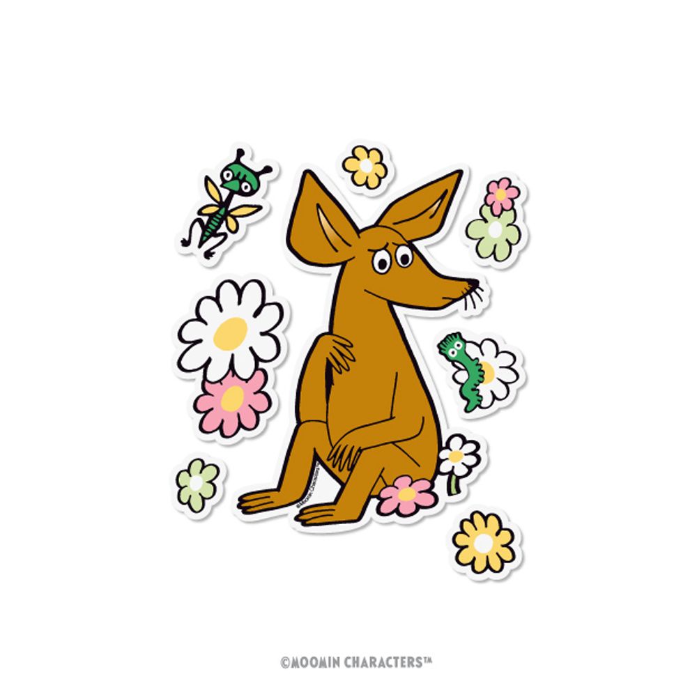 Moomin Ängsfolket Sniff klistermärke