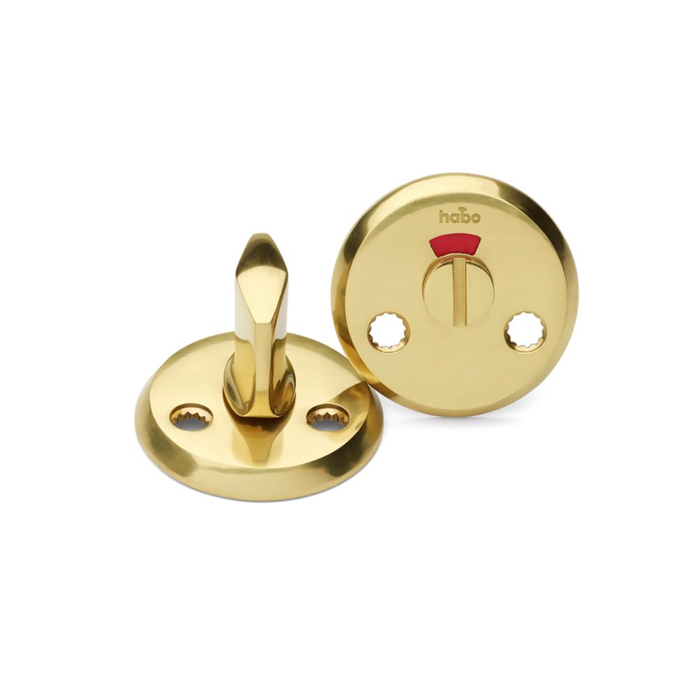 Habo A262Z WC-vred polerad mässing