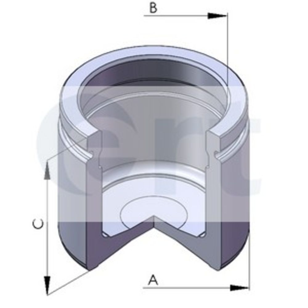 Jarrusatulan mäntä 22-8075