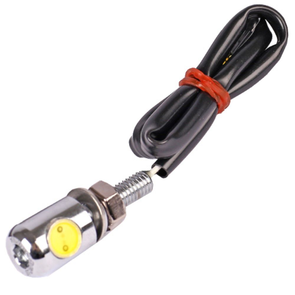 DZ Hardware skyltlykta, LED M6-bult krom