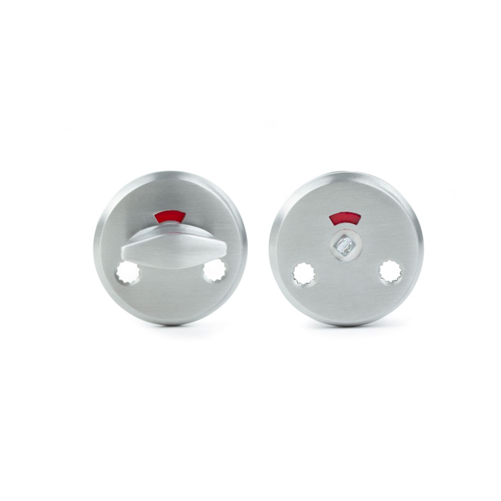 Habo WC-beslag A262 borstad aluminium