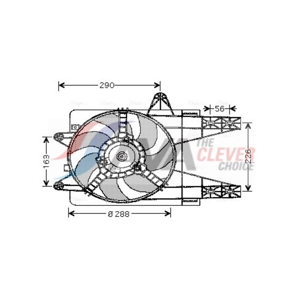 Mootorijahutuse ventilaator 13-1538