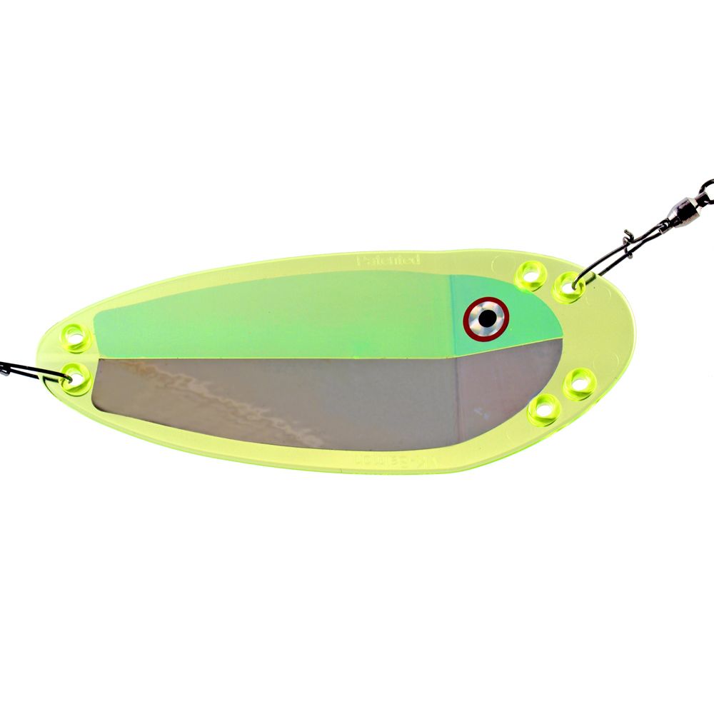 VK-Salmon Flasher houkutuslevy 20 cm Crome 003