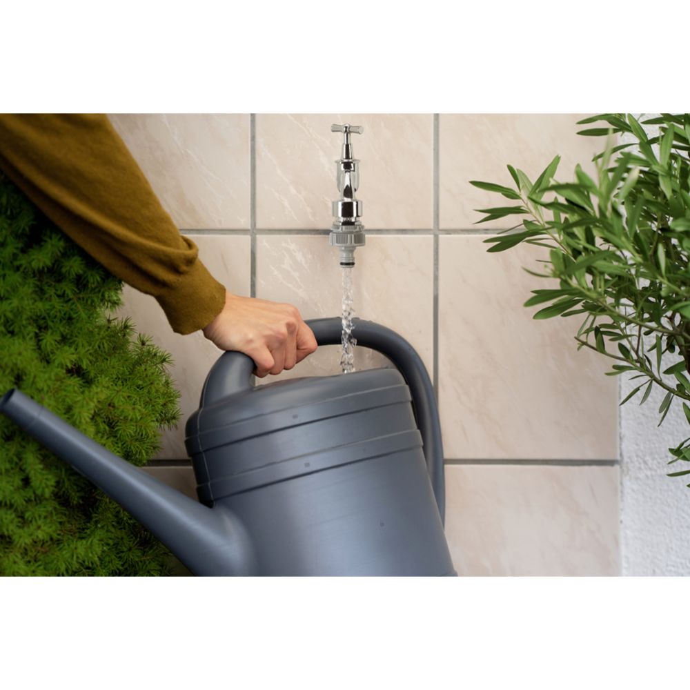 Gardena hanaliitin sovittimilla 1/2", 3/4" ja 1" Anti-Splash