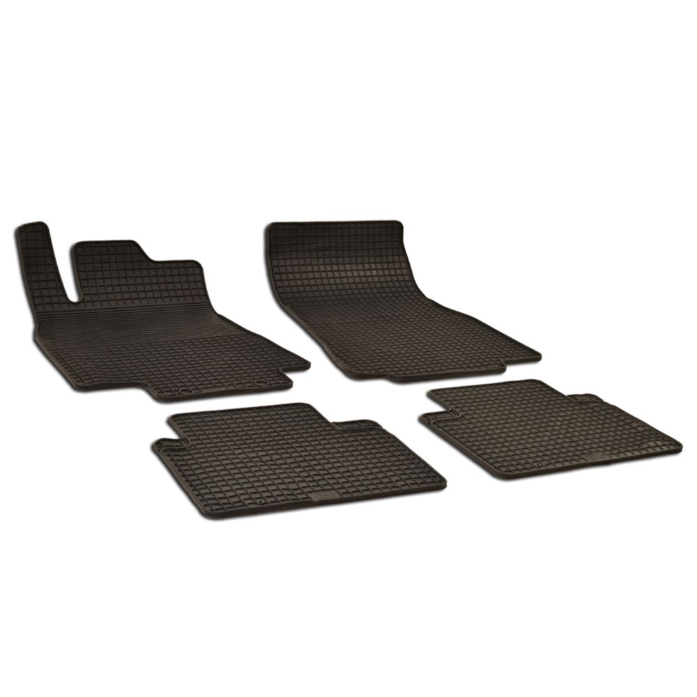 Kummimattide komplekt, Mercedes-Benz A-klass W169, 2004-2012, must
