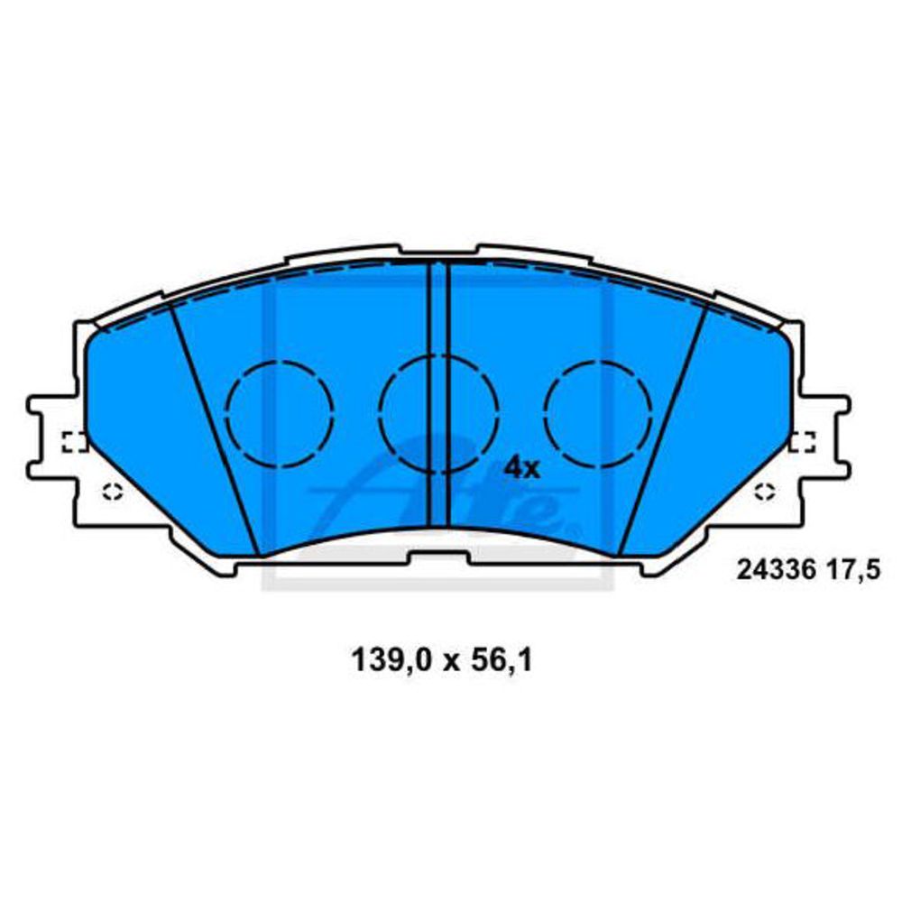 Bromsbeläggssats 97-22774