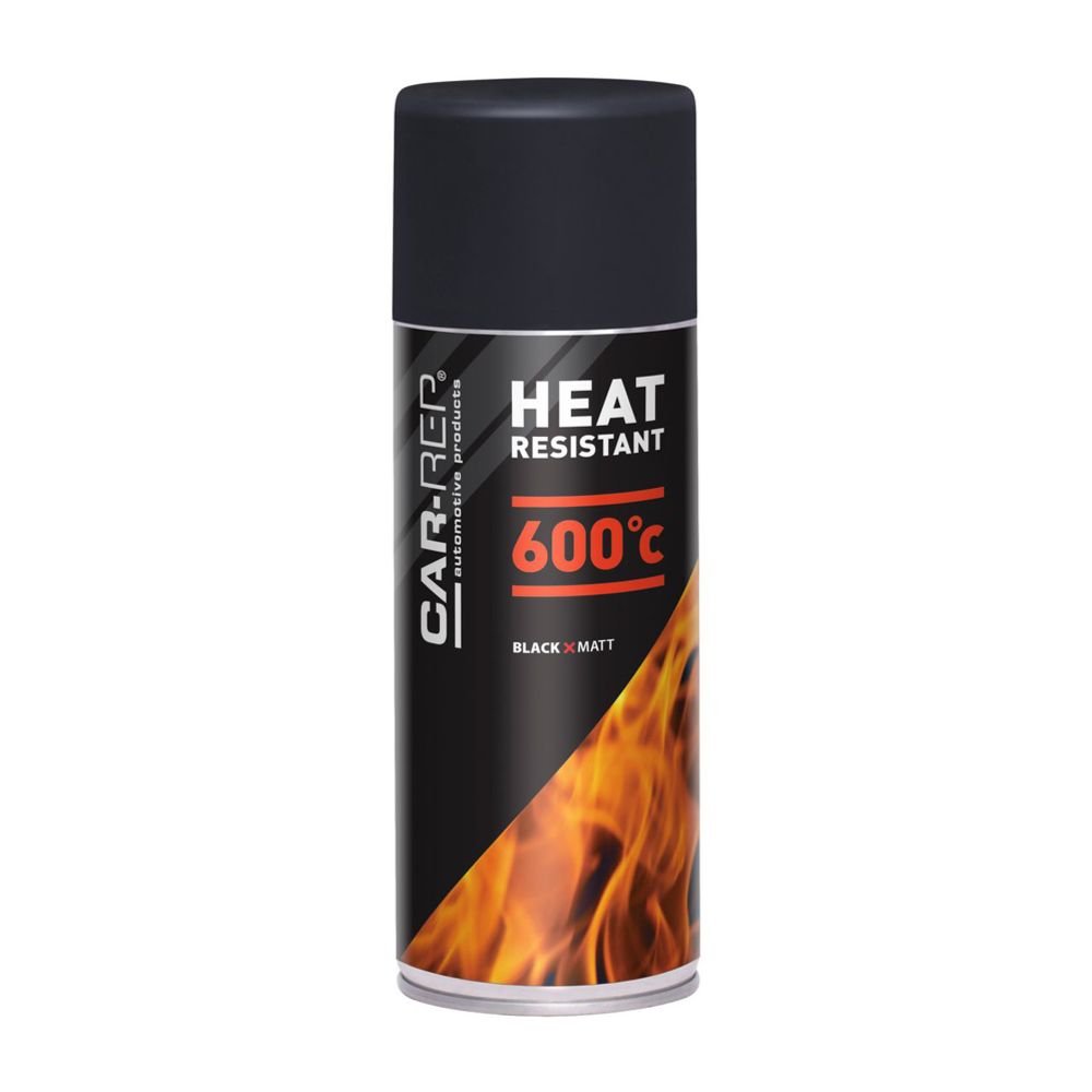 Car-Rep värmebeständig svartfärg 600 °C 400 ml
