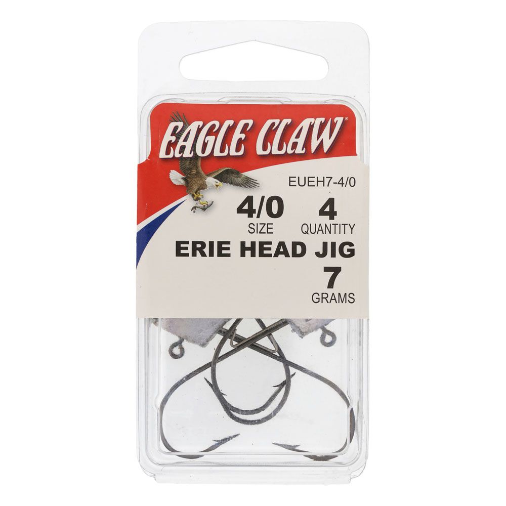 Eagle Claw Erie jiggskalle 10 g #1 4 st
