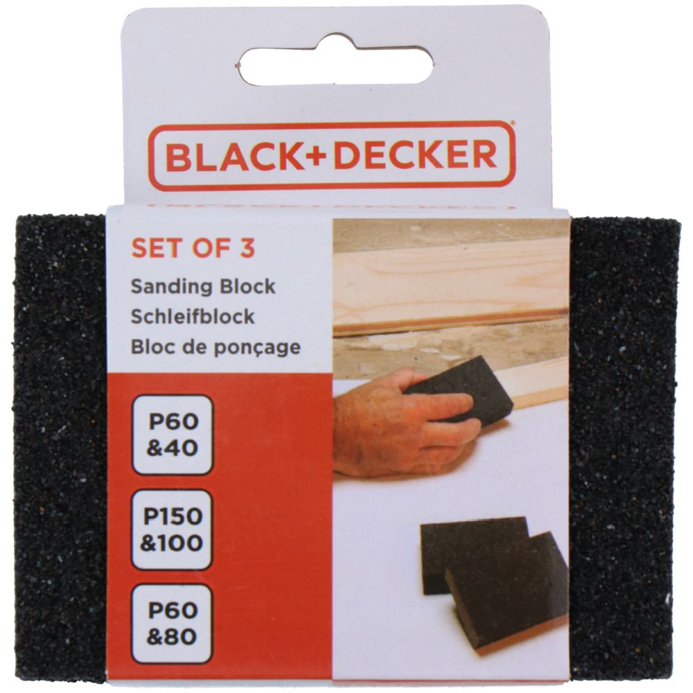 BLACK+DECKER lihvimisklots, 3 tk