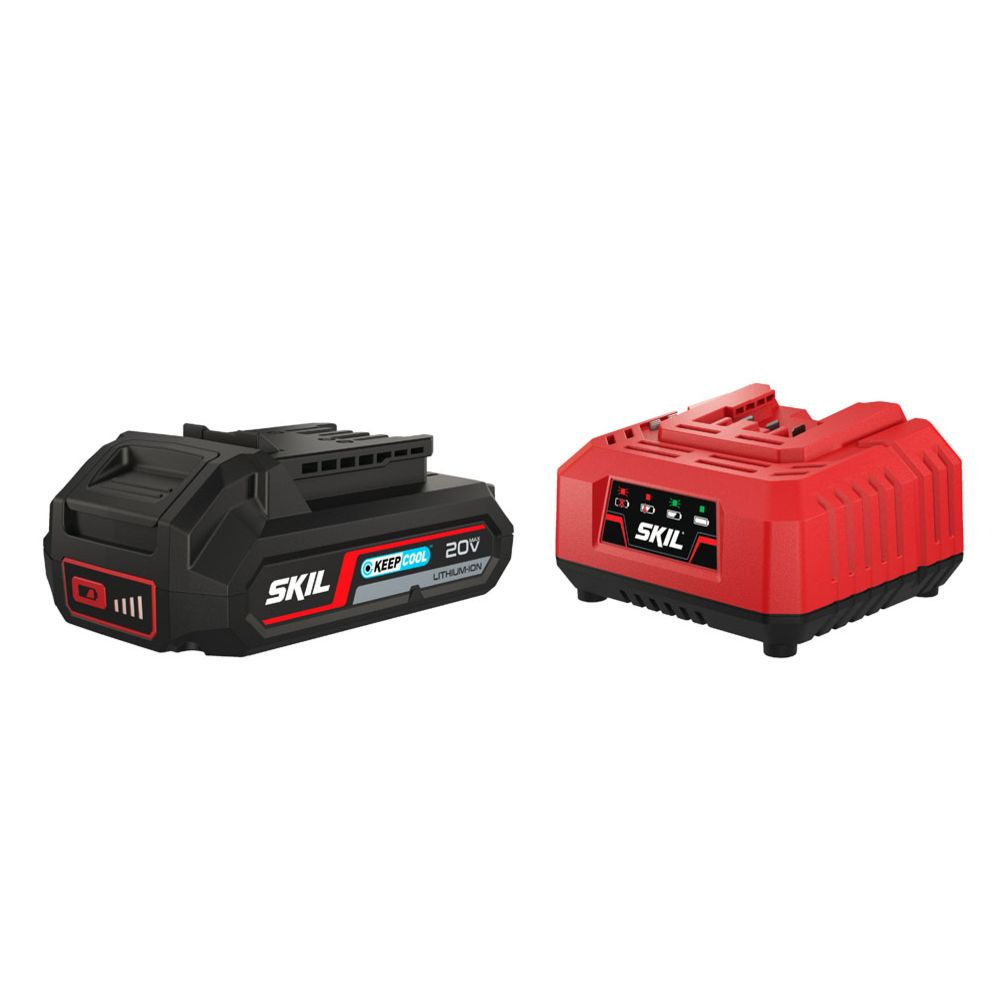 Skil 3110 AA laddare 20 V + 2,5 Ah batteri