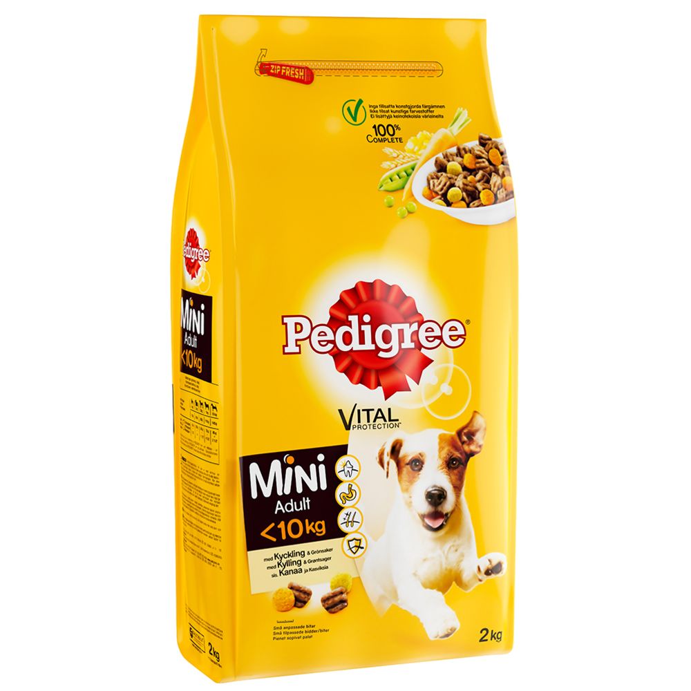 Pedigree Mini <10 kg Kyckling och Grönsaker 2 kg